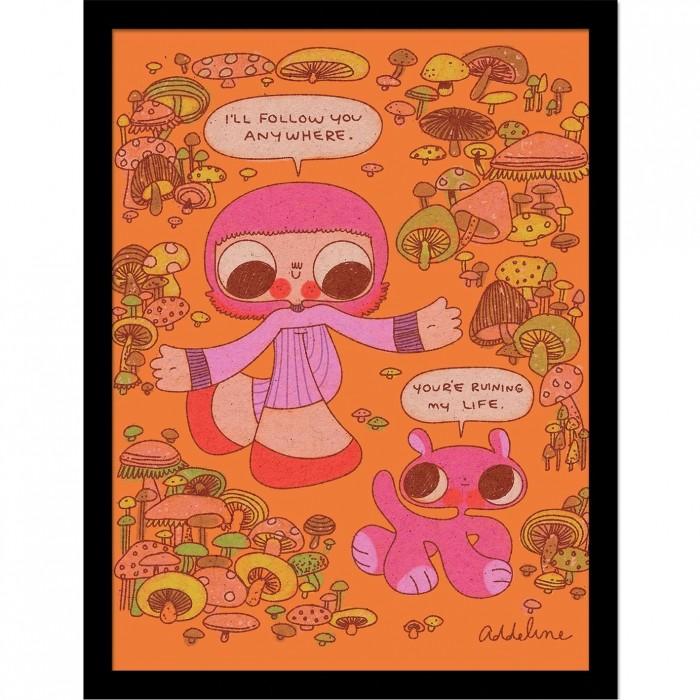 Burger Babie IÂ´ll Follow You Anywhere Framed Poster