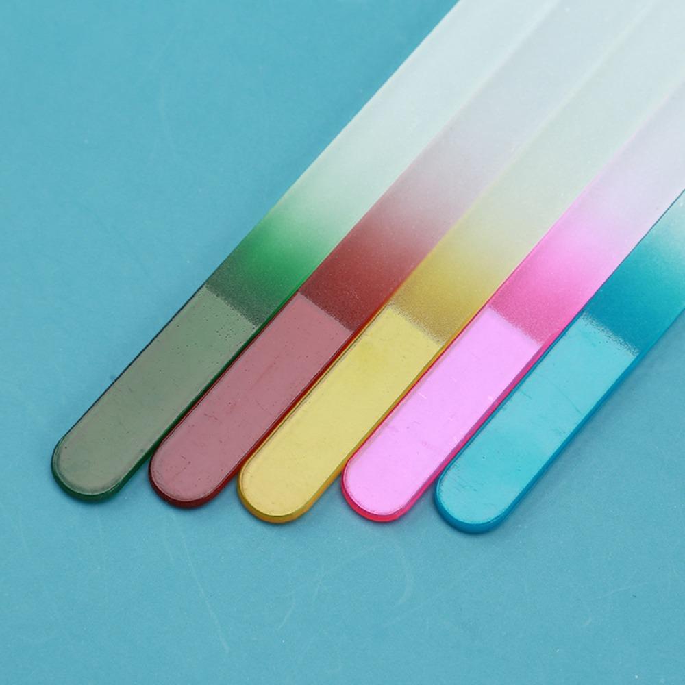 Durable Nail File Colorful Polishing Stick Professional Nail Polishing Strip Women