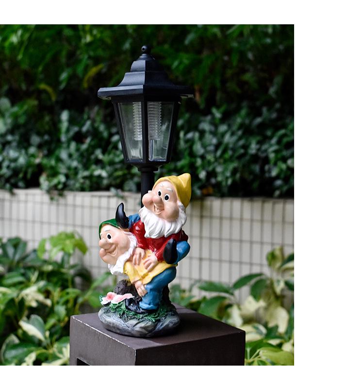 Outdoor Solar Garden Gnome Lights: Christmas Elves for Courtyard, Balcony, Path, and Villa Decoration