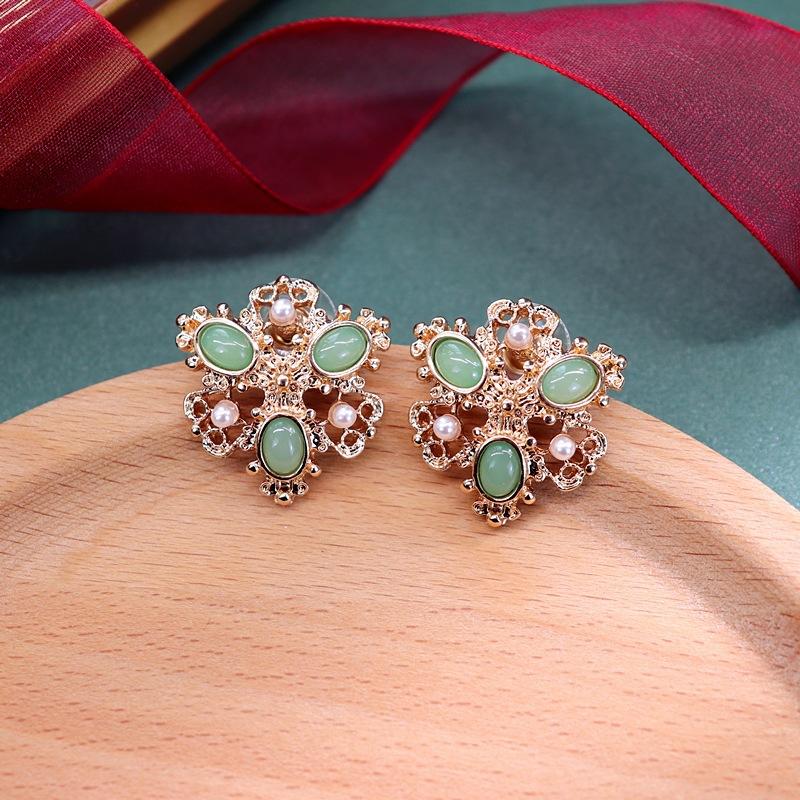 

Женские Девушки Барокко Винтаж Стразы Жемчуг Крест Серьги Ювелирные изделия Ретро Дворец Подвеска Цепочки Серьги Аксессуары Для Леди