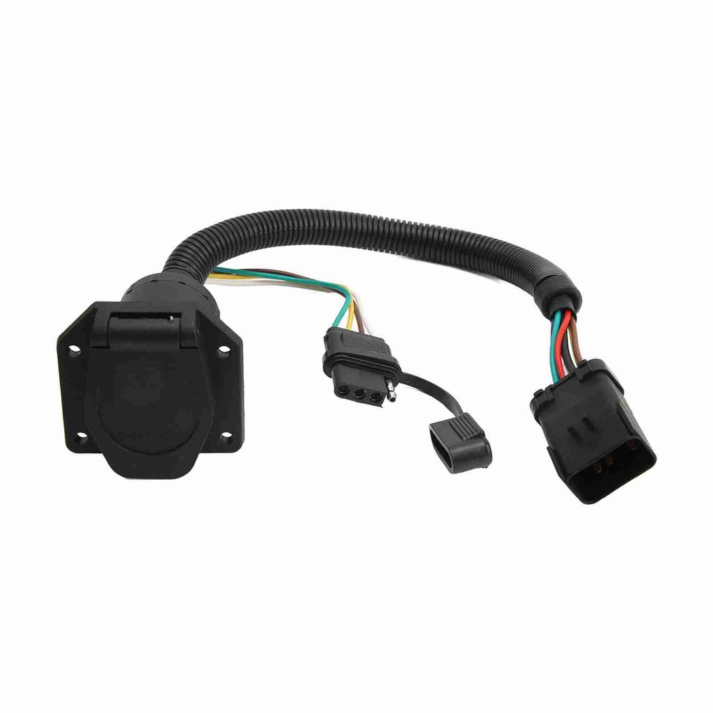 Trailer Wiring Harness 7 Pin 4 Pin Multi Plug Trailer Towing Plug Cord 20135 Replacement for Dodge Ram 1500 2000‑2008