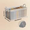 Versatile Pvc & Steel Frame Storage Box With Lid - Perfect For Clothes, Books, And More - Ideal For Home, Dorms, Living Spaces