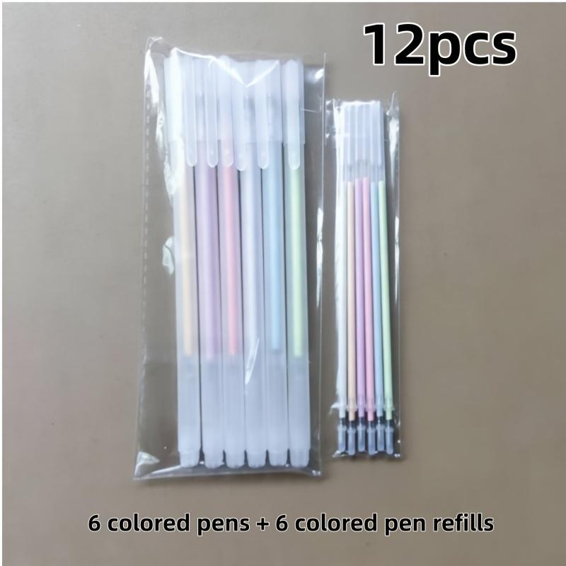 

6 Glue Pens + 6 Refills | Multicolor Adhesive Pens | Versatile Bonding Tool for Crafts, Scrapbooking, and Jewelry Making