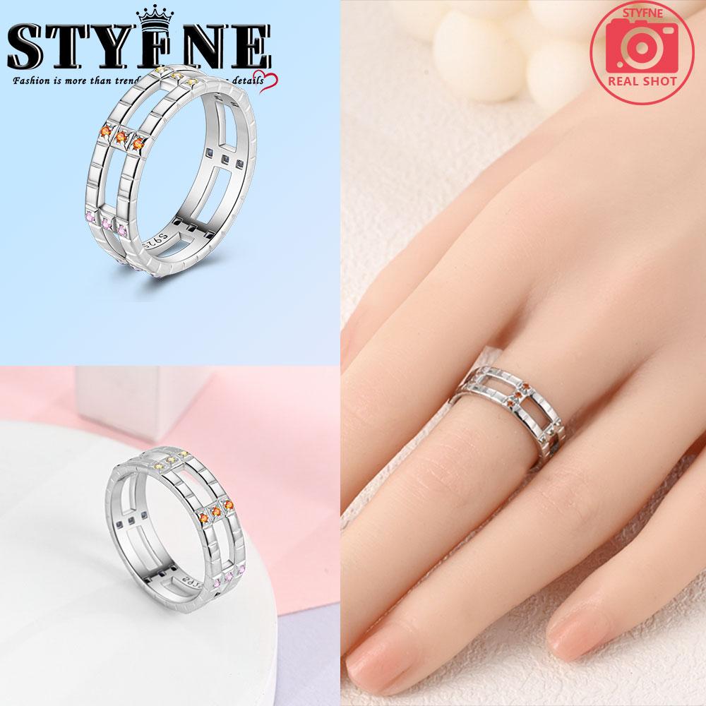 Valentine Day Engagement Ring copper Heart, Red, Pink, White, Blue Ring for Women Holiday Jewellery Gift High Quality