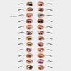 24 Styles Fixable Eyebrow Stencil Card Reusable Makeup Drawing Brow Shaper Template Beauty Tools for Grooming