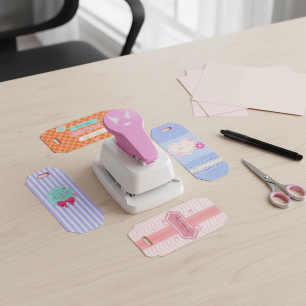 Student Square Punch Paper Hole Puncher Extra Large Precision Tag Maker Any Size Tab Maker Corner Cutter Scrapbooking