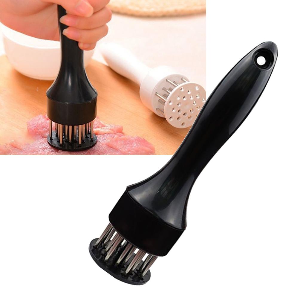 Meat Tenderizer with 16 Needle Blades Stainless Steel Loose Meat Needle Kitchen Cooking Tool for Steak Chicken Fish
