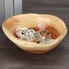 Natural Material Fruit Tray Polished Serving Bowl Creative Food Mixing Bowl  Vegetable