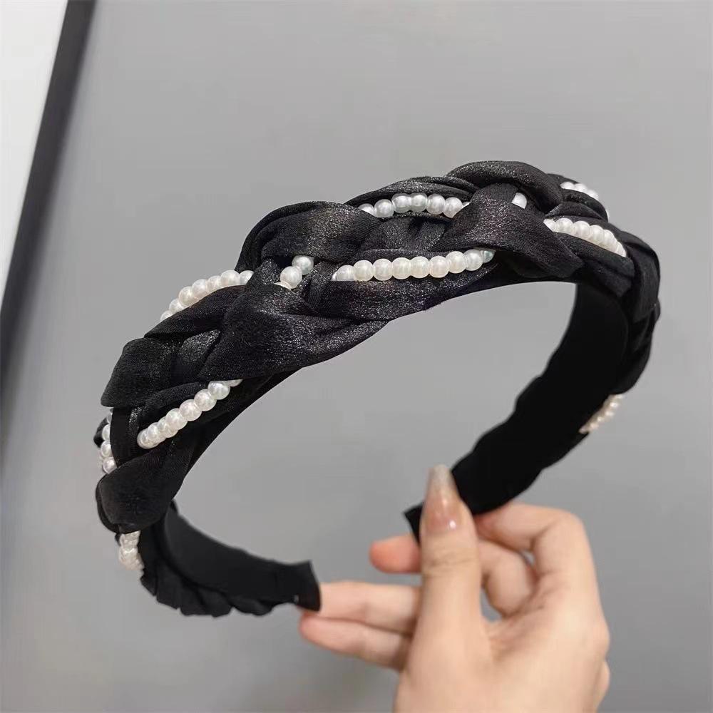 Koreanisches Strass-Tüll-Stirnband: Elegantes, vielseitiges Haaraccessoire für leichten Luxus