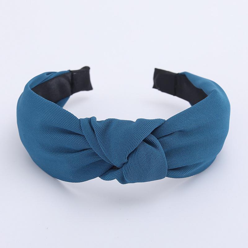 Minimalistische Damen Stirnbänder Einfarbiges Köpergewebe Geknotete Haarbänder für Damen Mädchen Lässig Einkaufen Reisen Kopfschmuck Accessoires