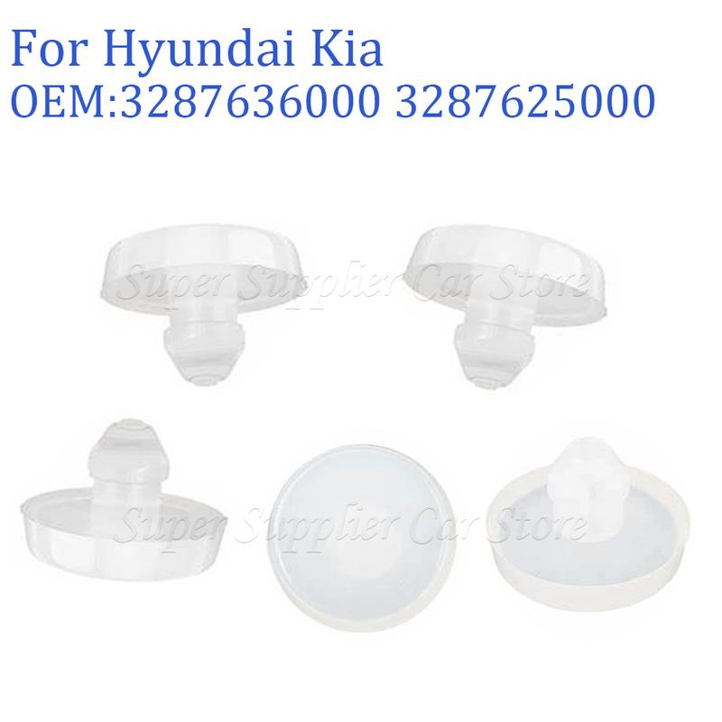 3287636000 3287625000 For Hyundai Kia 1/2/3/5Pcs Brake Pedal Stopper Brake Light Switch Dampers Buffer Rubber Pad Cover