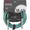 Fender Contour Instrument Cable Sherwood Green 18.6 Feet Guitar and Bass Cable