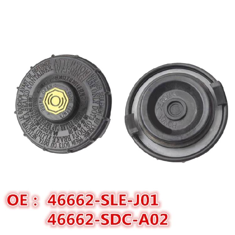 46662SLEJ01 46662SDCA02 Brake Fluid Caps Leak Resistant Brake Cylinder Caps Brake Fluid Tank Reservoir Caps