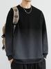 Bligo Long Sleeve Gradient Pullover Long Sleeve High School Oversized Men's Hoodie, Sweatshirt, Casual, Oversized, T-Shirt, Simple, Fashionable,