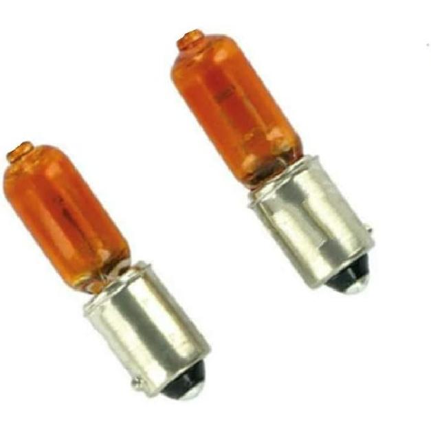 2Pcs Amber BAW9s HY21W 12V 21W Car Turn Signal Lamp Baw9s Auto Bulbs Car Halogen Indicator Brake Fog Reverse Light Bulb BAW9S Amber Car BAW9S Bulb