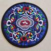 Vintage Embroidery Round Coasters Ethnic Floral Teacup Insulation Pads Placemats Anti-Skid Dining Table Mat