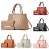 Pu Spliced Woman Bag Large Capacity Handheld Tote For Travel And Casual Use