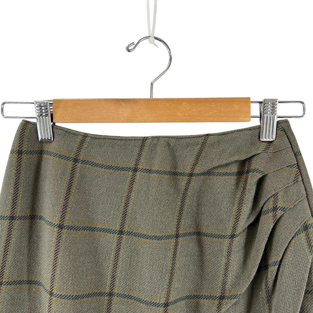 ARMANI Tartan check skirt Car key Women 40 used