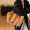Korean Version of Fashion Commuter Large-capacity Bag Women's 2025 New Work Leisure Tote Bag Niche Versatile Shoulder Bag