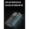 Tyre Inflator Portable Air Compressor 2600mAh×2 Battery Powerful Cordless Air Pump With 5V/2A USB output Digital Display/LED Light 150PSI Compact Tir
