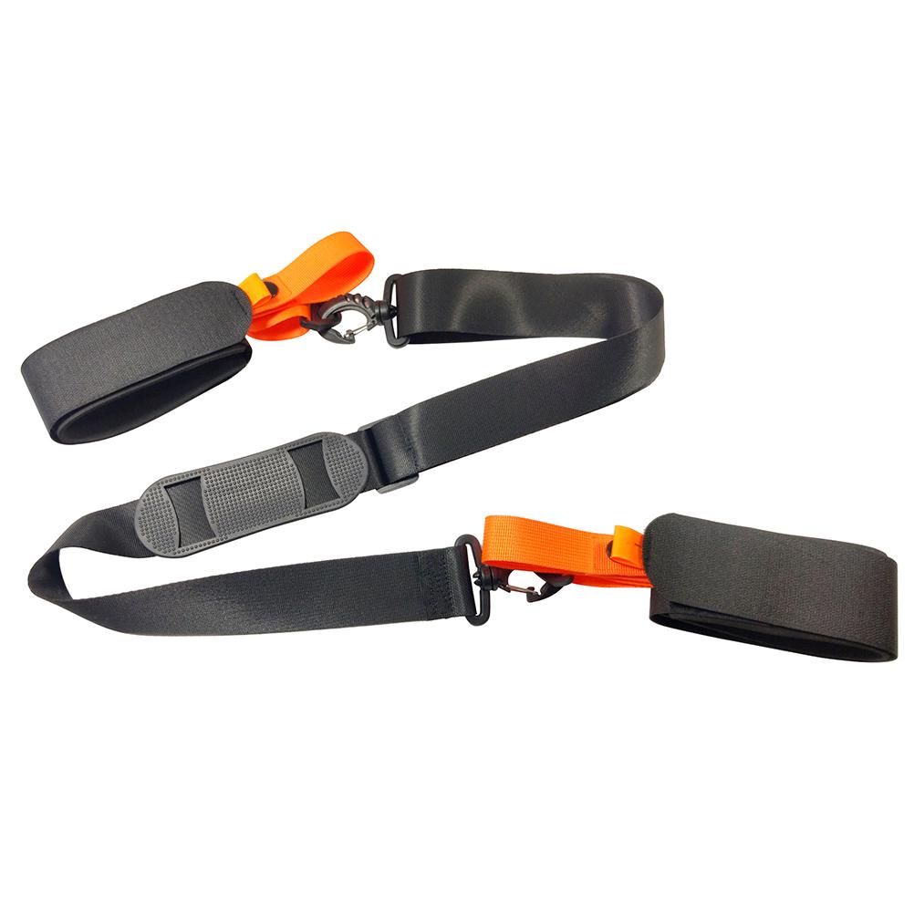 Ski Carrier Straps Skateboard Accessories Ski Shoulder Straps Adjustable Durable Skiing Gear Sled