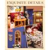 Leisure Time Tea Room DIY Miniature Toy 3D Wooden Puzzle Cozy Tea Room Miniature Openable Design Doll House Birthday Gift for Adults