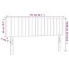 VidaXL LED Headboard Bedroom Furniture Double Bed Accessory Head of Bed Frame Interior Cream 3121853