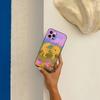 The Sun and the Moon Embrace Square Matte Silicone Case For Iphone17 Air 16 15 14 13 12 11 Pro Max Plus Matte Basic Cover Case