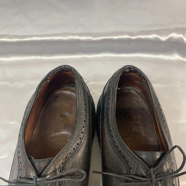 1972? Vintage/Florsheim KENMOOR/Wingtip Shoes/10.5B/26.5-27.5cm/Dark Brown/(USED)
