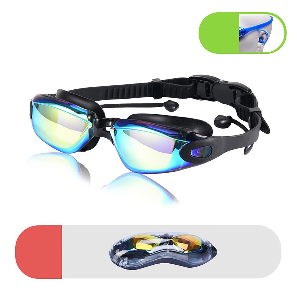 Plavecké, podvodní, UV silikonové, nastavitelné, snadno závodní plavecké brýle [Lalapala] Brýle, brýle, dospělí, děti, fitness, brýle,