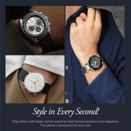 SEIKO SRPK99 5 Sport Watch Men's Black, Black/White