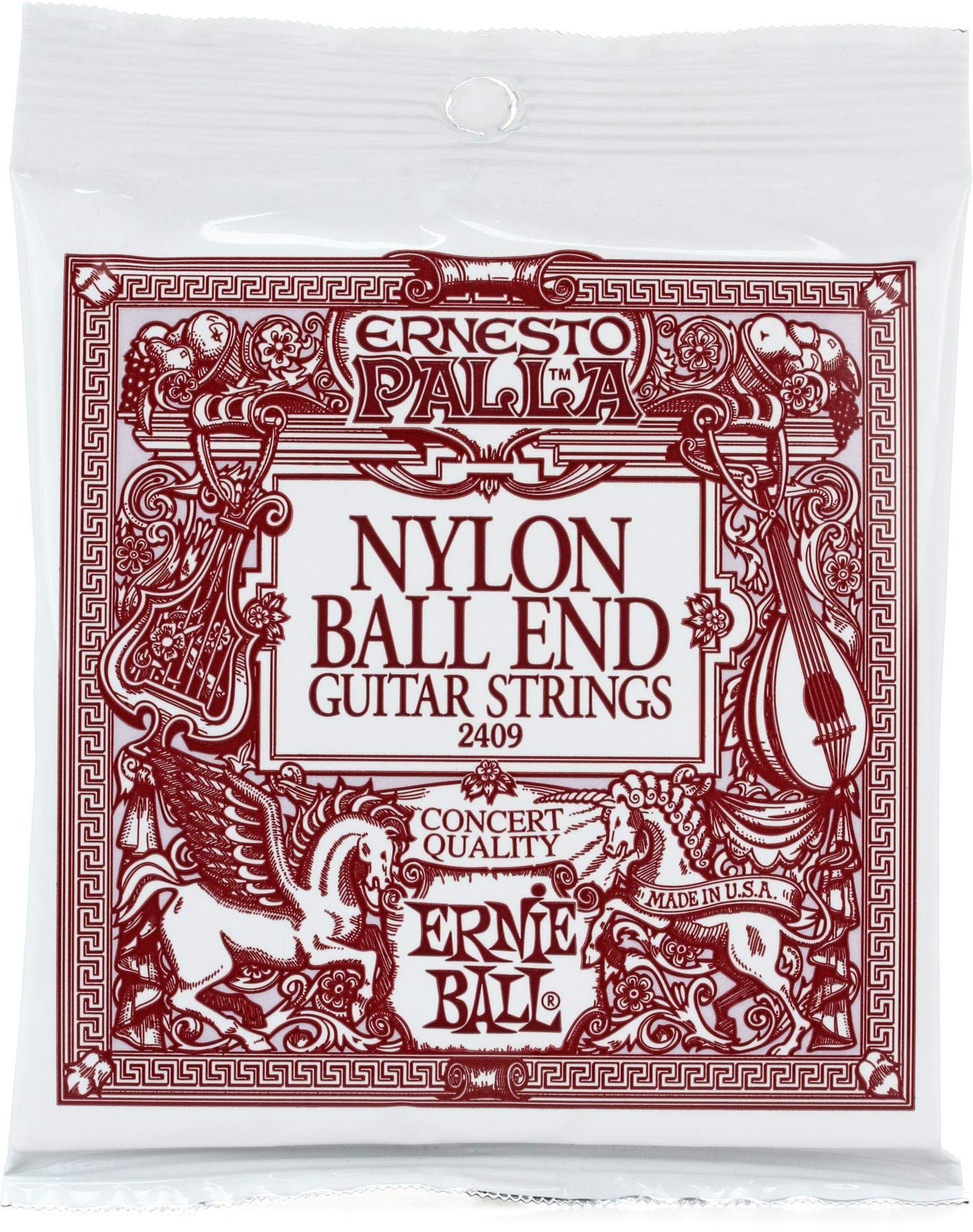 

[Оригинал] Струны для классической гитары ERNIE BALL 2409 (28-42) с нейлоновым наконечником ERNESTO PALLA BLACK & GOLD