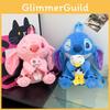Stitch Plush Backpack For Kids With Zipper Closure And Certificate Pocket