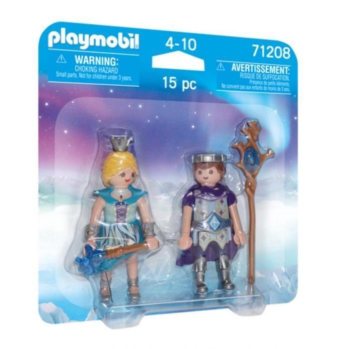 Playmobil - Couple princier des neiges - 71208 - Pour Enfant - Blanc et Multicolore
