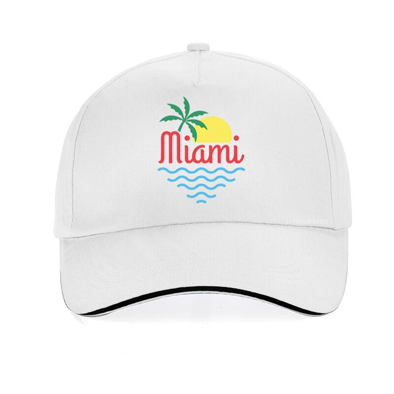 Miami Baseball Caps Christmas Hat Unisex Women Adjustable Dad Caps Streetwear Outdoor for Sun Hat