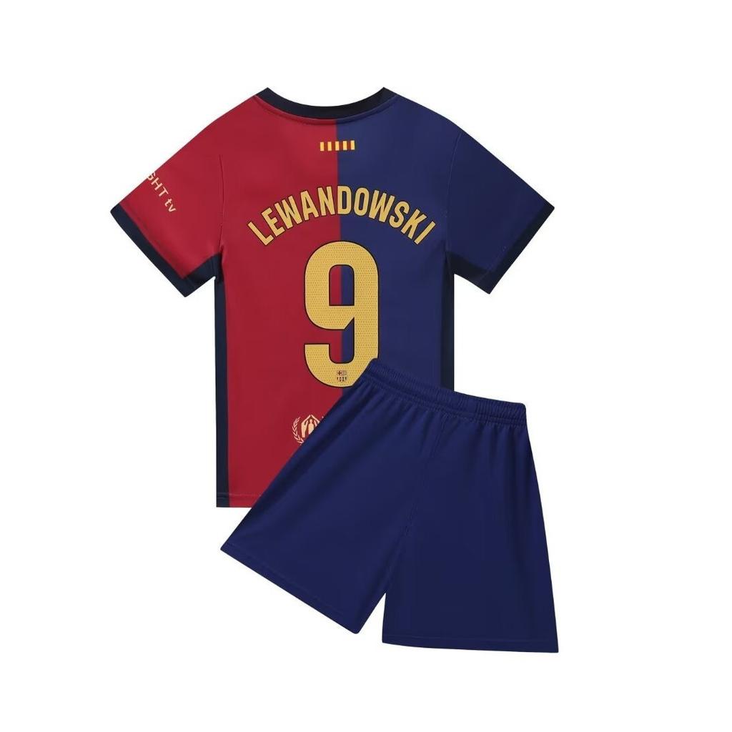 24-25 Ba S Home No. 9 Club Football Suit Children'S Clothing Adult Suit Size 14-3Xl
