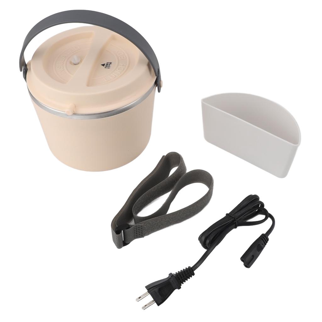 Electric Lunch Box 1.2L 360 Degree Fast Heating Washable Portable Heated Lunch Box for Office