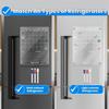 1set 2D Flat Transparent Acrylic Magnetic Fridge Calendar with Dry Erase Markers - Monthly and Weekly Planner for Refrigerator