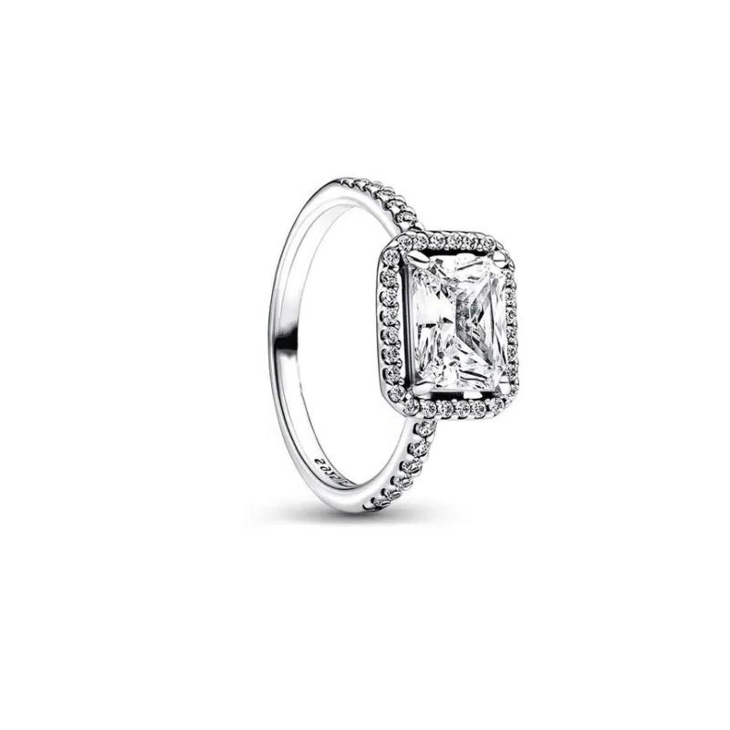 2025 New S925 Silver Family Tree Garland Crown Ring Suitable For Valentine's Day Women's Gift DIY High Jewelry Fashion Jewelry