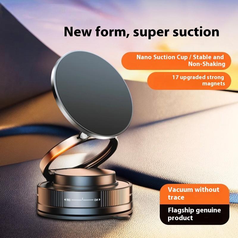 Strong Magnetic Adsorption Vacuum Suction Cup Stand New Dashboard Mount Car Phone Holder for Samsung for Galaxy Z Fold Phone
