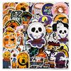 100 Halloween Graffiti Cartoon Festival DIY Stickers for Skateboards, Water Bottles, and Suitcases - Waterproof
