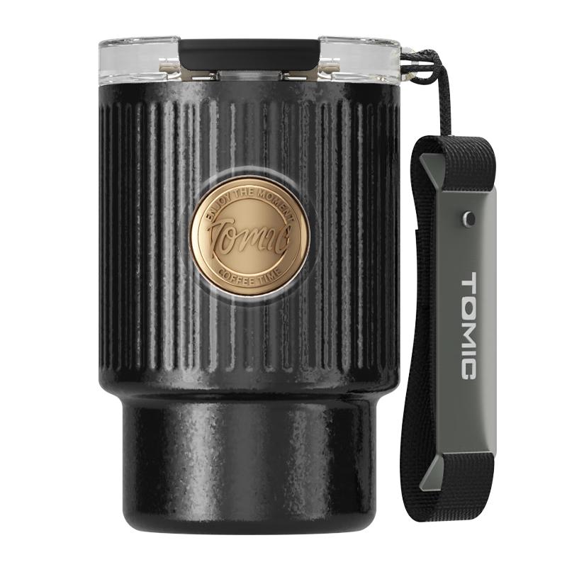 TOMIC Pure Titanium Insulated Coffee & Tea Mug