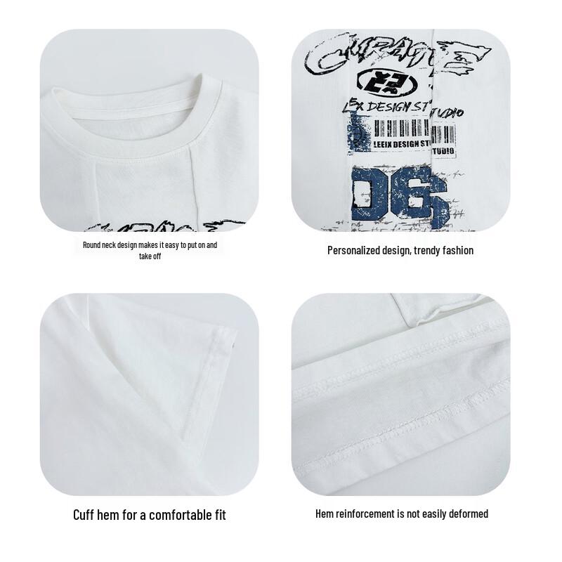 Boys' Summer Cotton Short Sleeve T-Shirt