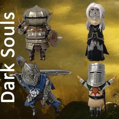 Original 10cm Dark Souls Heroes of Lordran Siegmeyer Black Knight Faraam Artorias PVC Figure Collectible Model Toy