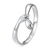 WOSTU Romantic Hand Open Finger Rings For Women 925 Sterling Silver Girl European Simple Adjustable Guardian Ring Jewelry Gift