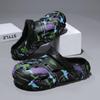 Sandals Men's Slippers Soft and Comfortable Color Printing Shoes for Men Indoor and Outdoor Wear-resistant Ventilate Non-slip