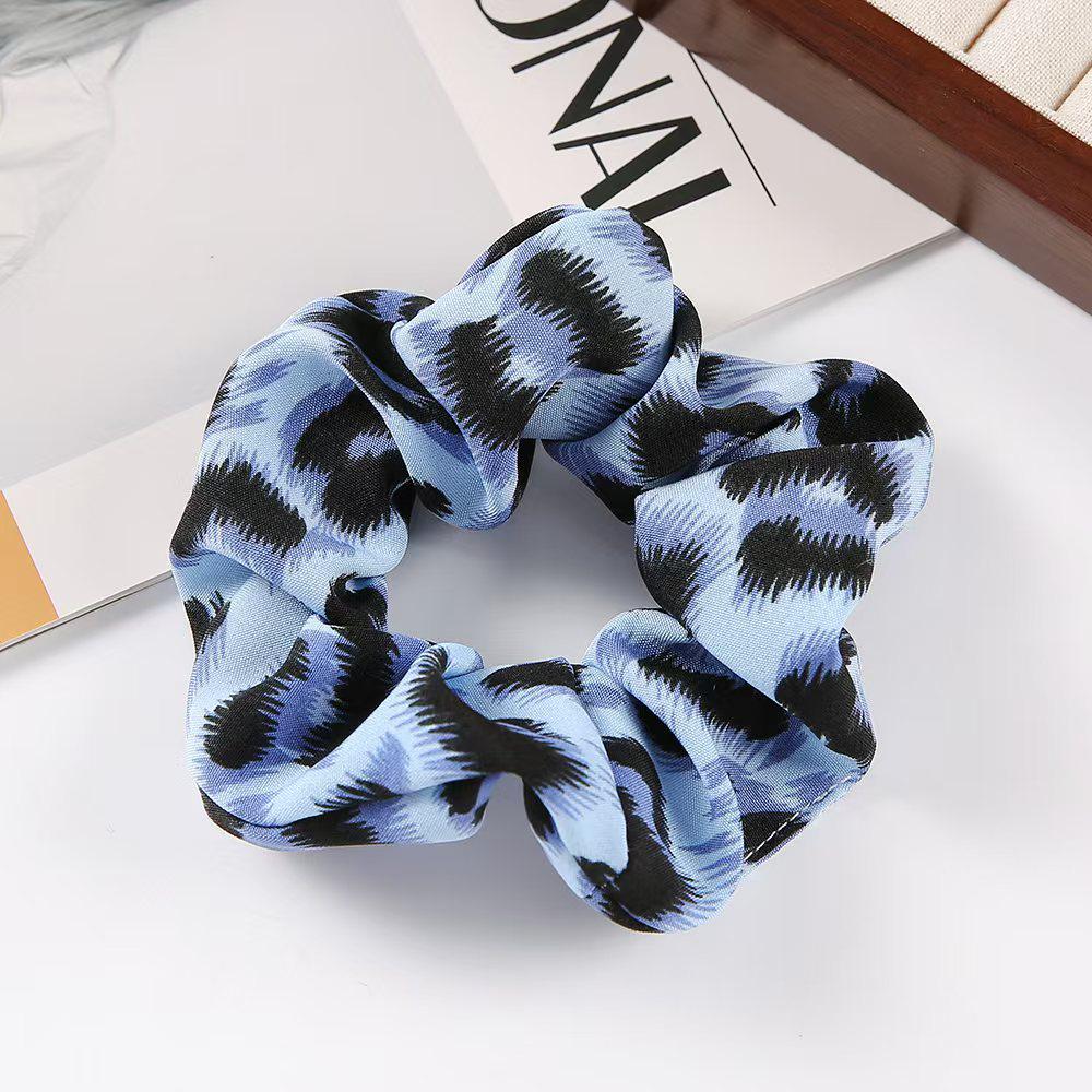 Durable High Elasticity Leopard Print Scrunchie for Adults