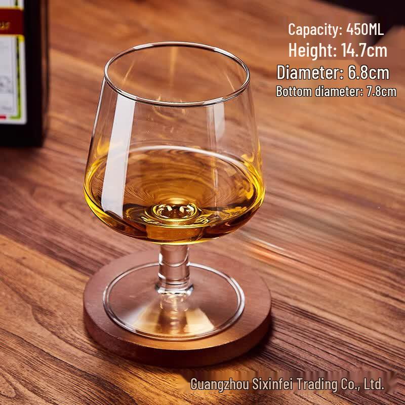 MDNG Crystal Glass Whiskey Cognac Snifter Glasses Set