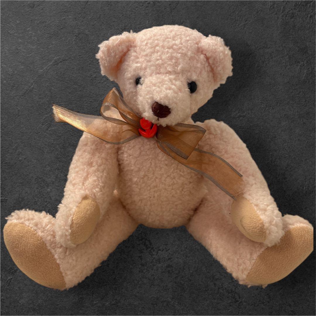 

[USED] Vintage teddy bear, made in Japan, petitangel, plush toy