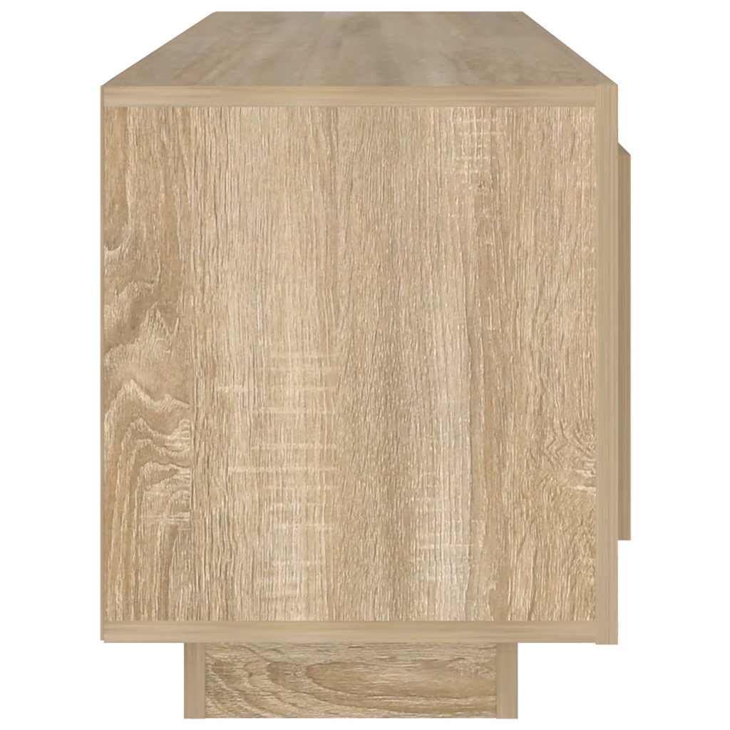 TV Cabinet in Sonoma Oak 102 x 35 x 45 cm Engineered Wood